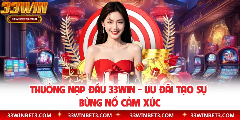 Thưởng Nạp Đầu 33WIN - Ưu Đãi Tạo Sự Bùng Nổ Cảm Xúc